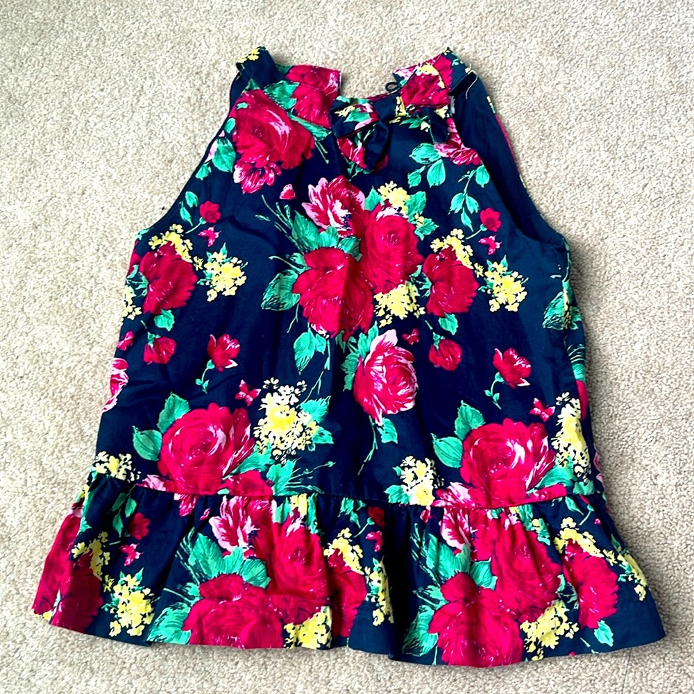 Janie and Jack floral peplum blouse